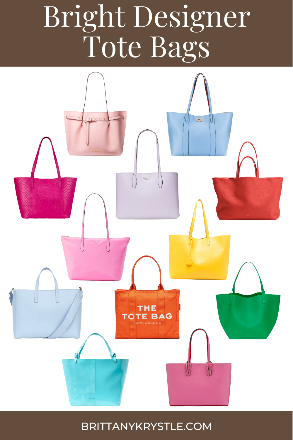 Bright Designer Tote Bags for Spring & Summer 2023 - Brittany Krystle