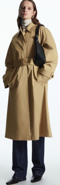 COS Regular-Fit Twill Trench Coat