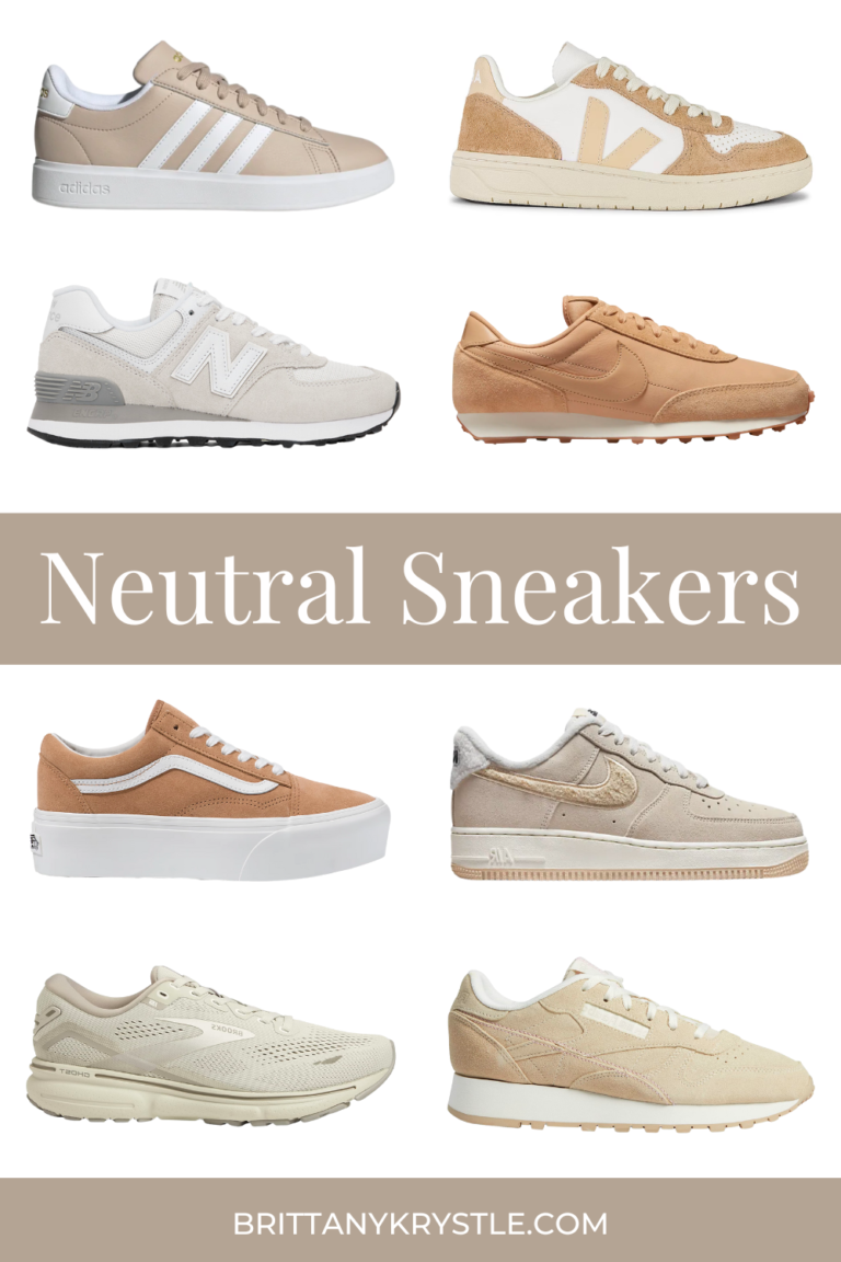 Trending Neutral Sneakers for Women 2023 - Brittany Krystle