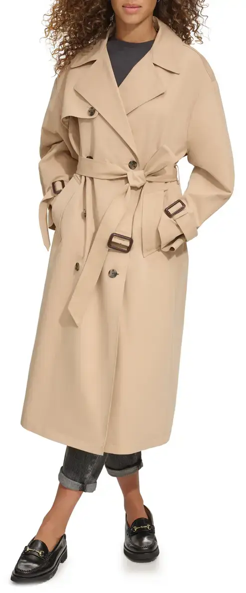 Levi's Belted Long Trench Coat