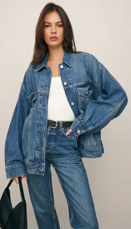 Women's Classic Blue Denim Jacket main image 1