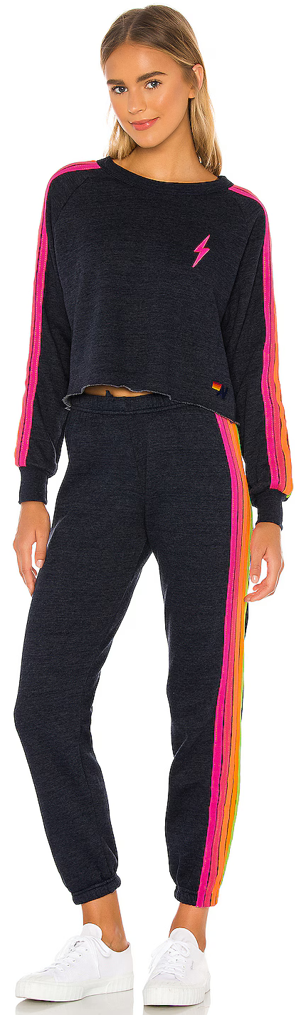 Aviator Nation 5 Stripe Sweatpants