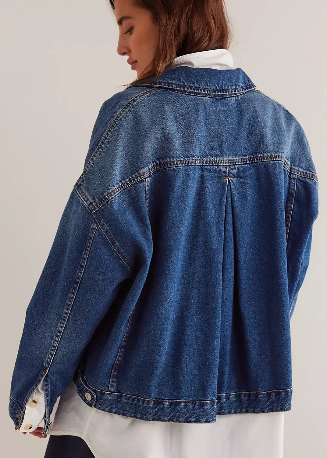Free People Opal Swing Denim Jacket