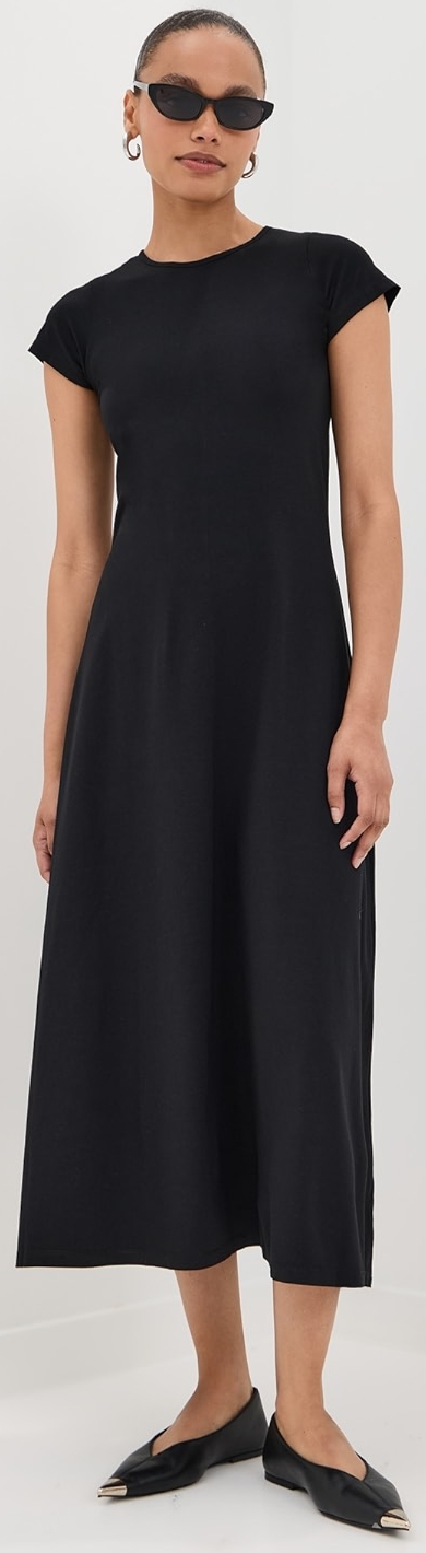 Another Tomorrow Fitted Tee Dress