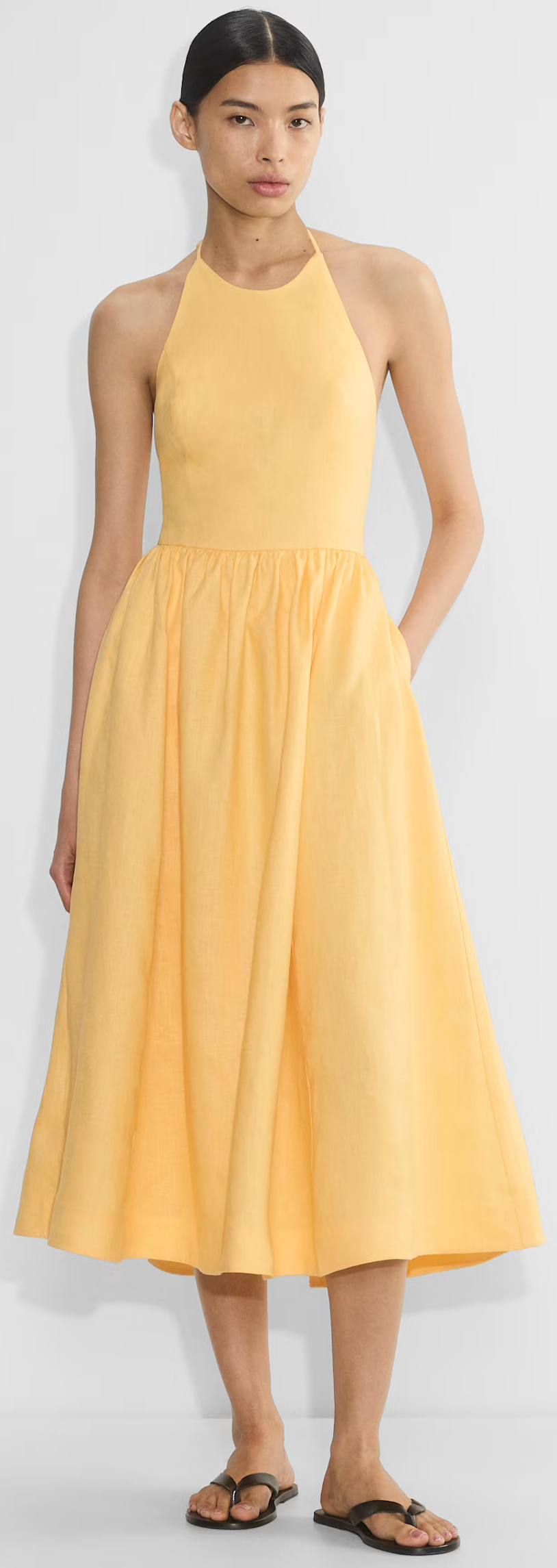 Aritzia Alfresco Linen Dress