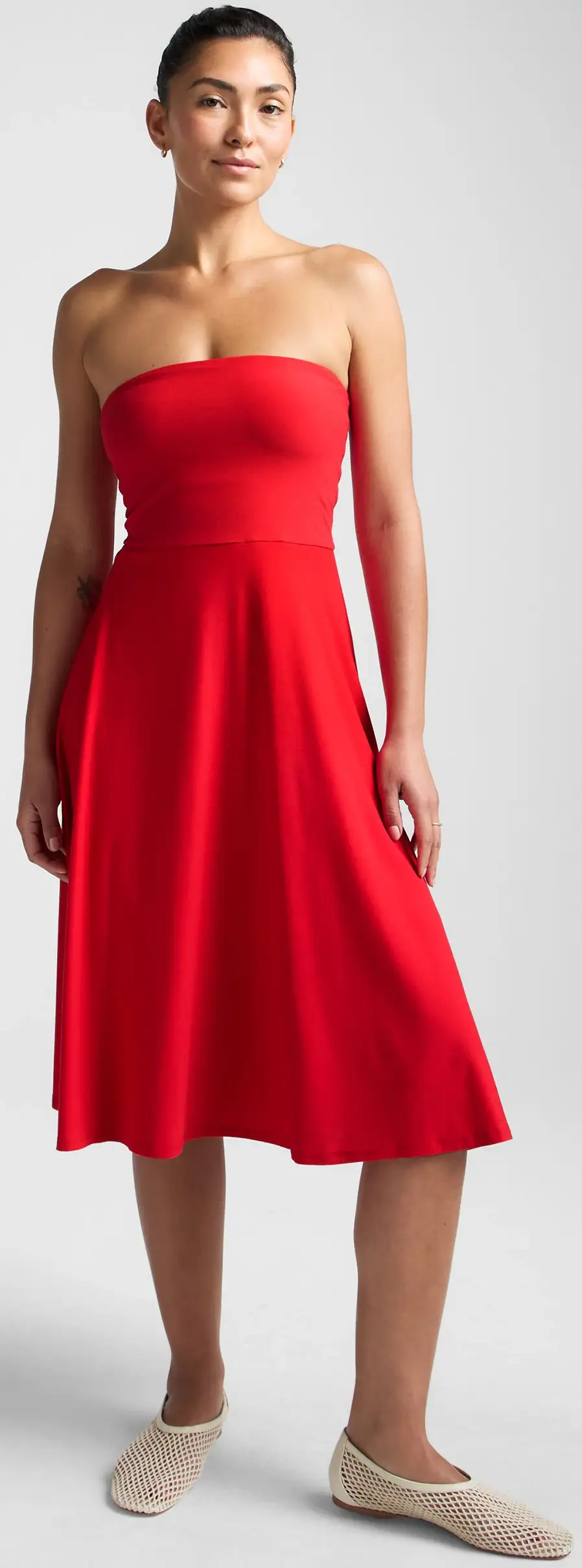 Beyond Yoga Featherweight Strapless Dress