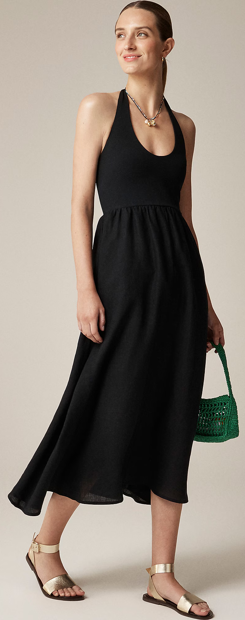 J.Crew Halter Mixy Dress